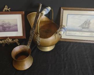 Copper and Brass Scutties, Ladle