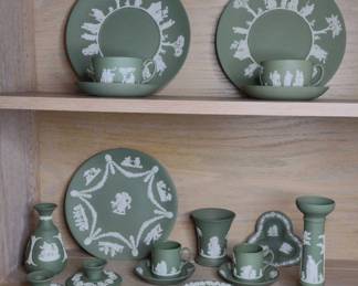 Wedgewood Sage Creen Jasperware