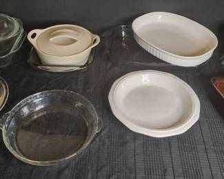 Pfaltzgraff, Pyrex, Corning Ware