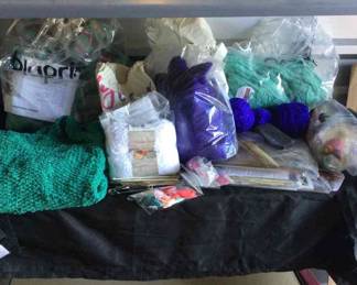 Lot Of Expensive Yarn More Knitting Tools And Supplies