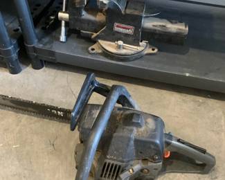 Craftsman Gas Chainsaw And Table Clamp 