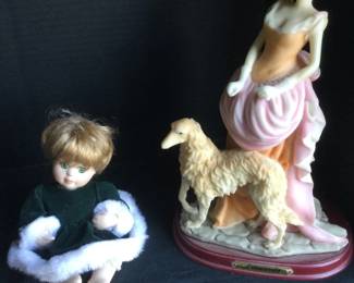 Trading Los Angeles Leonardo Lady Statue Porcelain Baby Doll