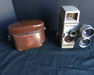 Two Vintage Cameras Kodak And Bell Howell