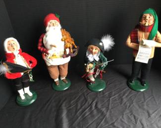 Four Byers Choice Ltd. Christmas Collectibles Figurines