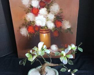 Your Very Japanese Jade Plant An Original Signed Water Color
