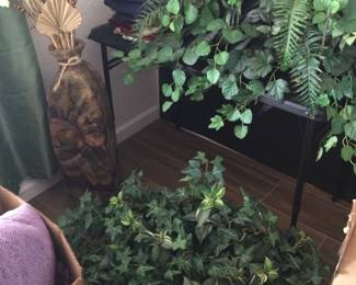 Table Clothes, Faux Plants Large Stoneware Vase