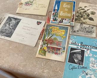 Vintage Christmas Cards And More