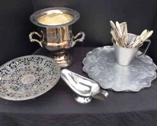 Lot Of Vintage Siver Plated Items