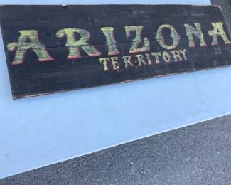 Wood Arizona Sign 