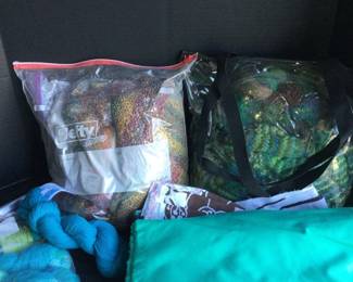 Lot Of Loose Yarn, Whole Yarn, Sewing Material And More