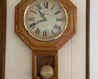 Bulova quartz wall clock