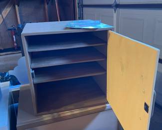 Portable light-weight storage cabinet