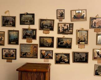 22 NEWTON MFG silhouettes, some dating back to the early 1930’s