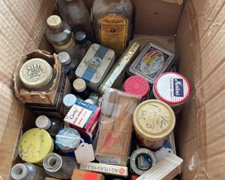 Lots of antique medical supplies.