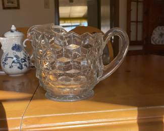 Mid century modern glass ware pitcher