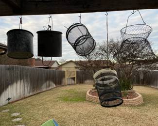 Minnow baskets and fishing kettles