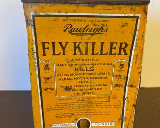 Vintage advertising cans