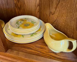 Sunny Days ironstone plates