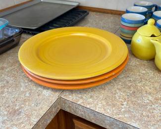 Festive bright dinnerware