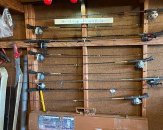 Great rod and reels for fishing buffs!