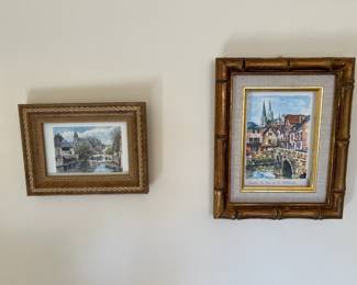 Many great pieces of wall art