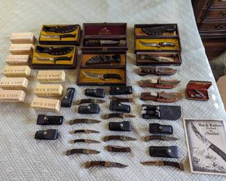 Collector Buck Knife Collection