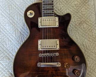 Agile AL-3000, Gibson Burstbucker Pro pickups, rootbeer flame