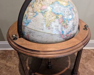 Antique rolling globe
