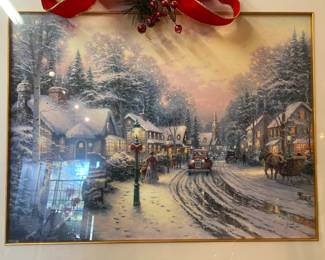 Thomas Kincaid signed and numbered print 