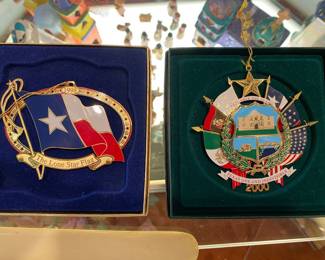 Texas State Capital ornaments for that special tree! 1998 and 2000 editions