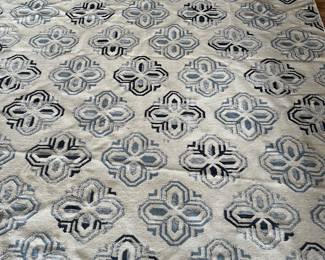 Large Pottery Barn area rug.