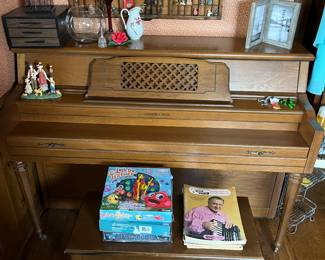 Grinnell Bros. upright piano.