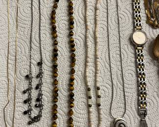 Large selection of costume jewelry.