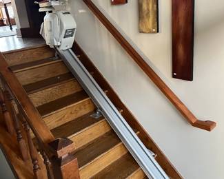 One of two matching Acorn Stairlifts.
