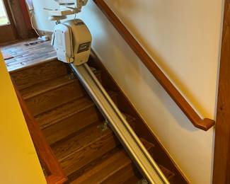 One of two matching Acorn Stairlifts.