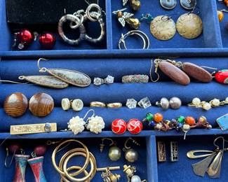 Large selection of costume jewelry.