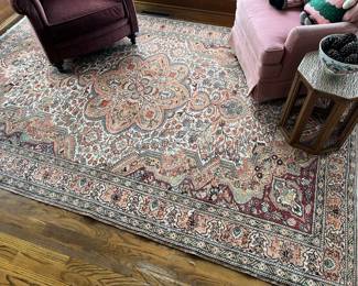 Oriental rug, approximately 10’ x 6-1/2’.