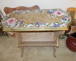 Oh My !!! I painted this table numerous years ago !!