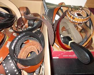 LOTS of western  and other belts