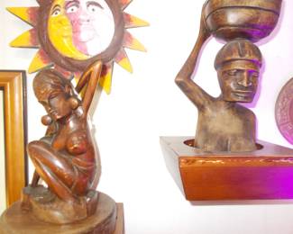 Wood sculptures