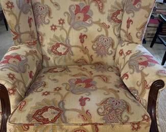 Arm Chair With Floral Print