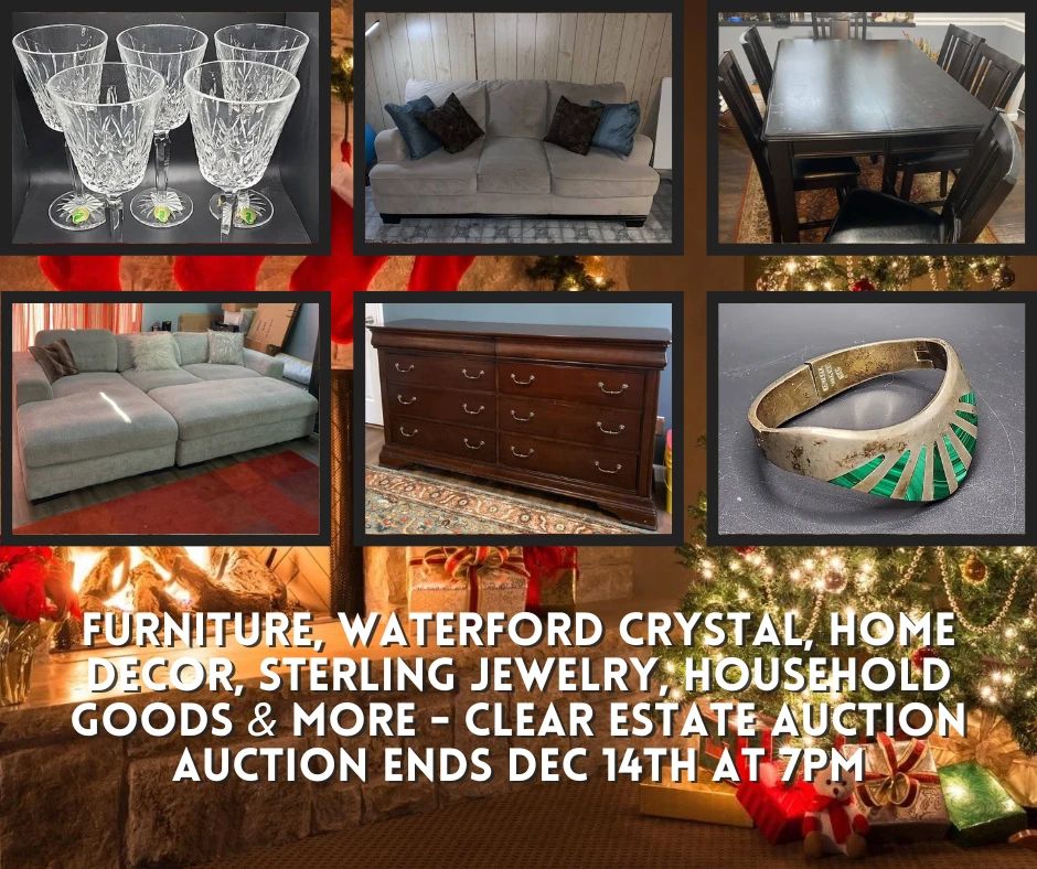 Furniture, Waterford Crystal, Home Decor,... starts on 12/6/2023