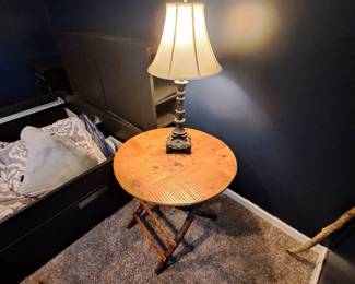 Bamboo folding table