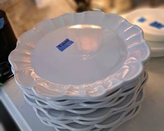 Set of Pottery Barn plates