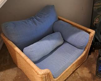 Wicker arm chair