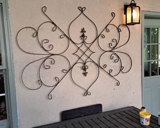 Metal wall hanging