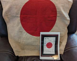 WWII original Japanese flag