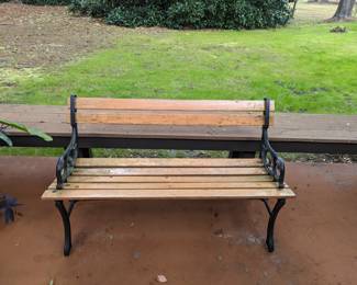 Slat garden bench 