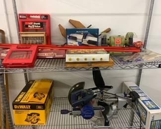 Lots of things to cut, grind, clamp and screw with.