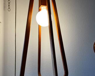 Wooden ceiling hanging lamp